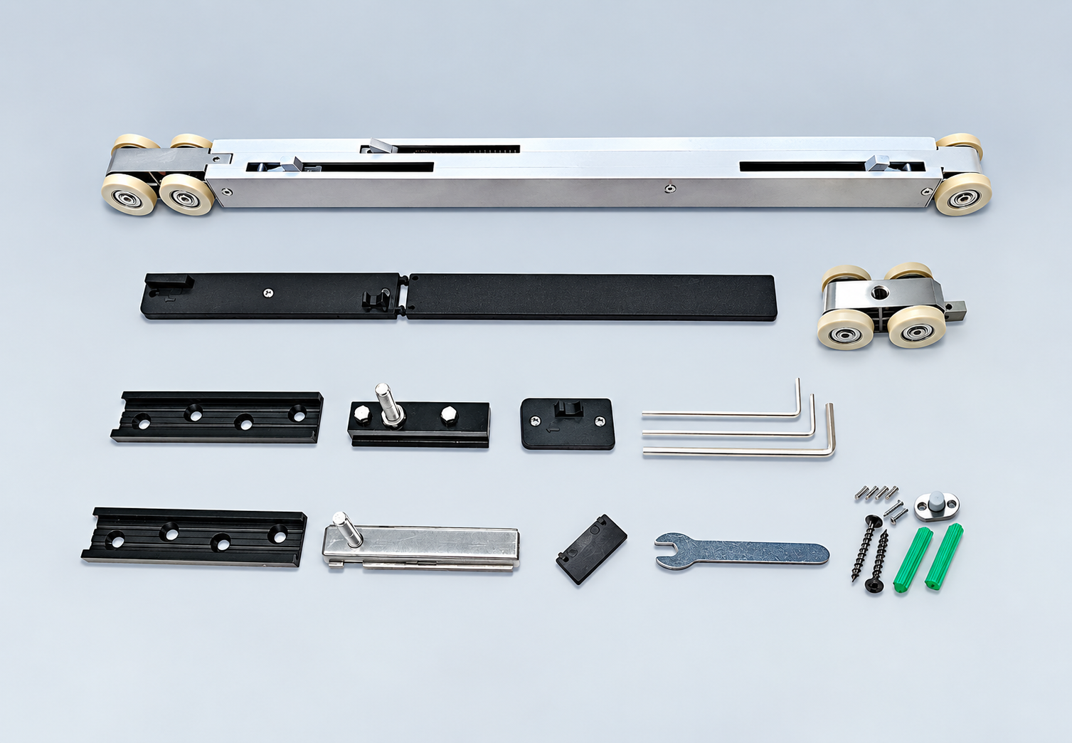 PD12 Minimal-gap pocket door hardware for wooden door