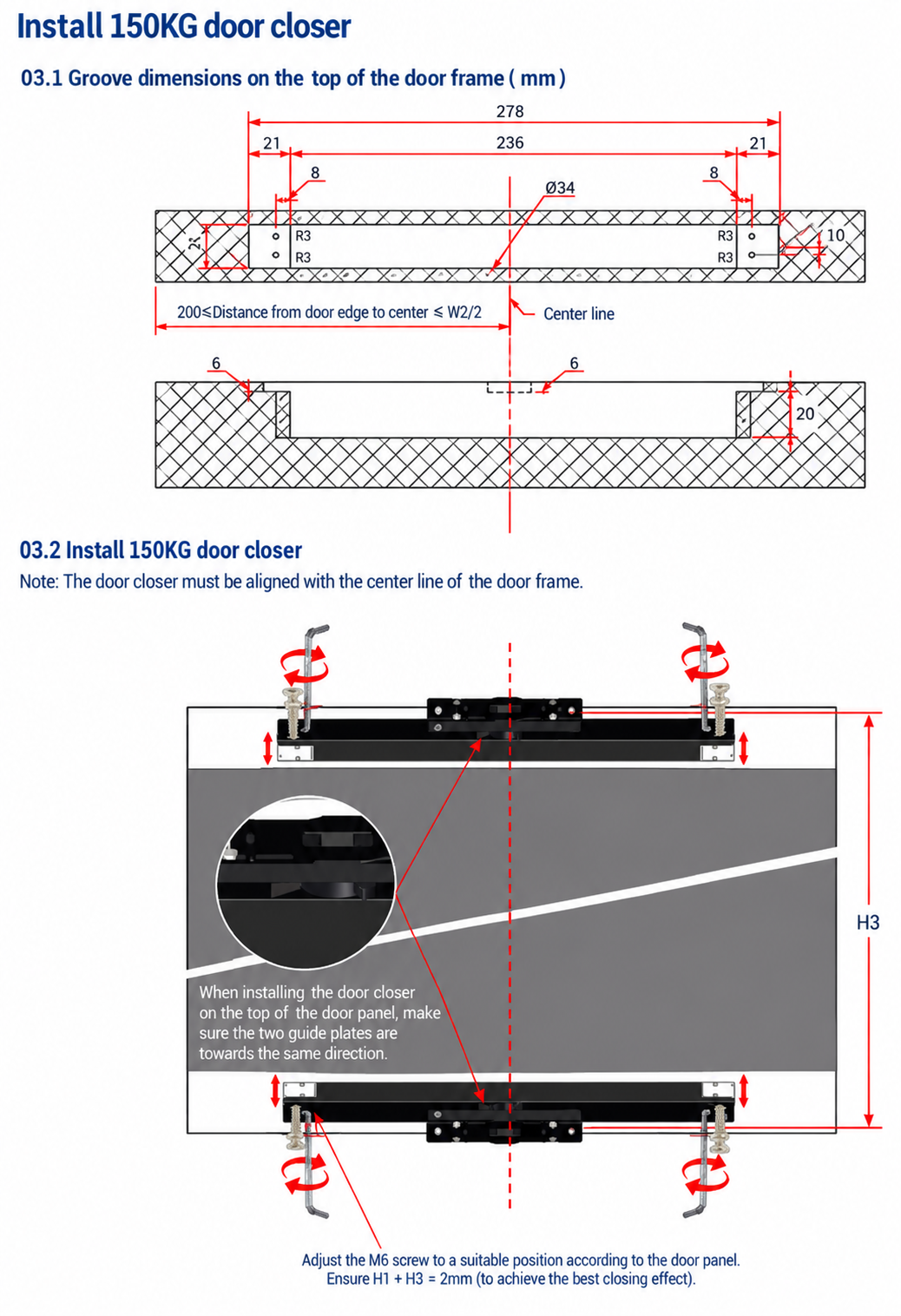PH150 technical reference sheet 4